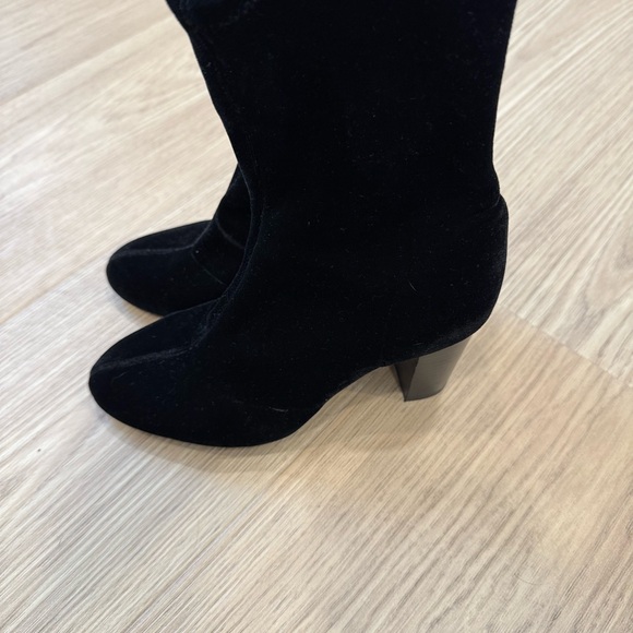 Cute sock velvet booties! - Picture 2 of 3